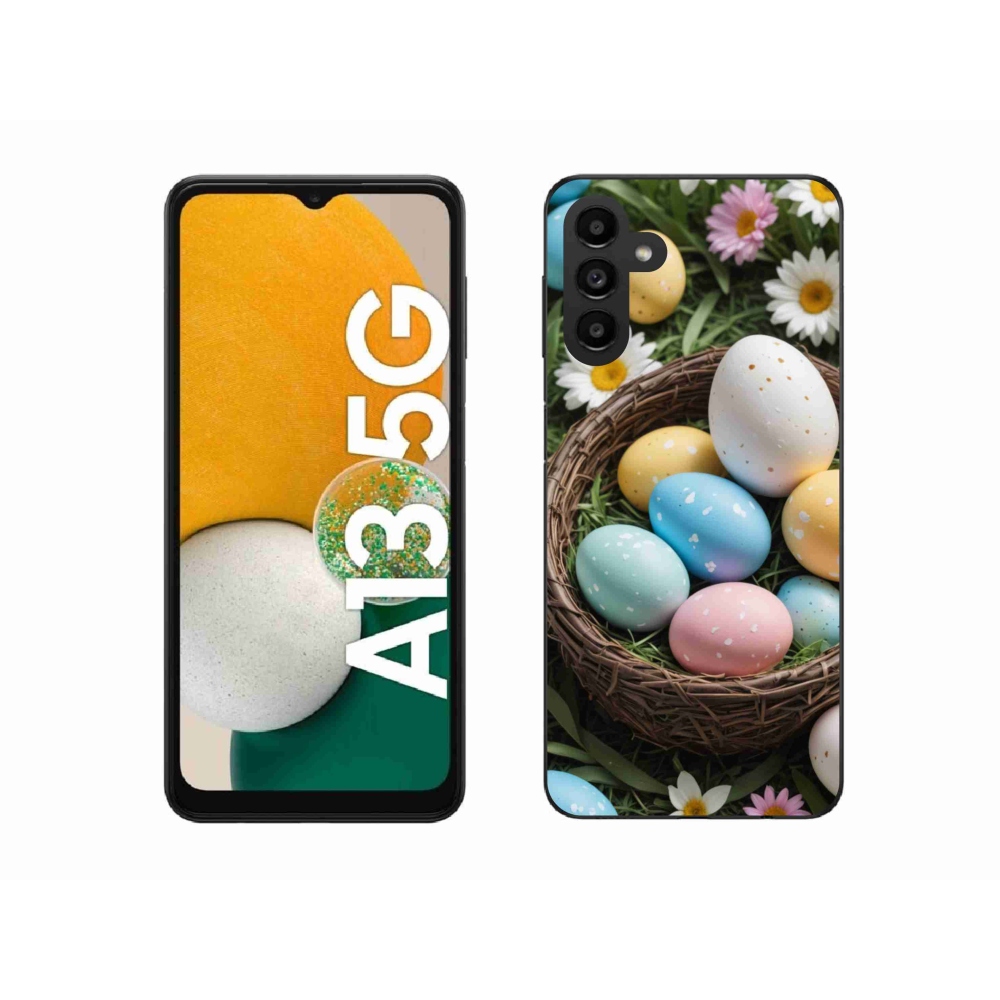 Gélový kryt mmCase na Samsung Galaxy A13 5G - veľkonočné vajíčka 2