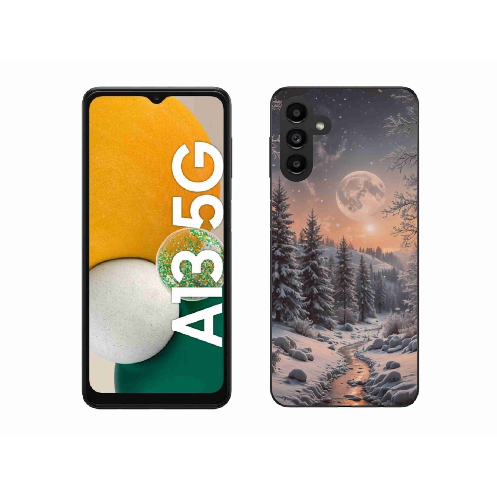Gélový kryt mmCase na Samsung Galaxy A13 5G - zimná krajina 2