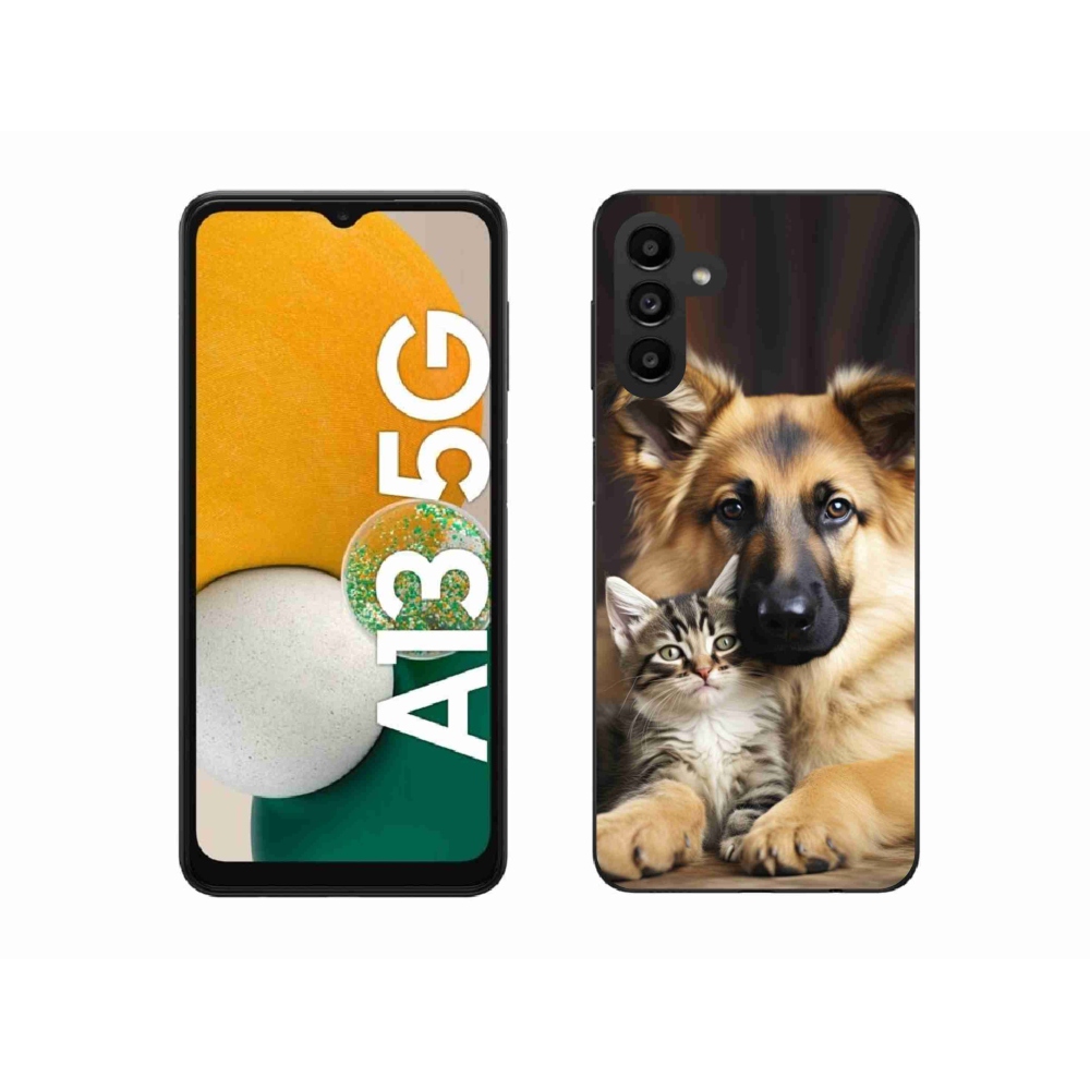 Gélový kryt mmCase na Samsung Galaxy A13 5G - zvieracie priateľstvo