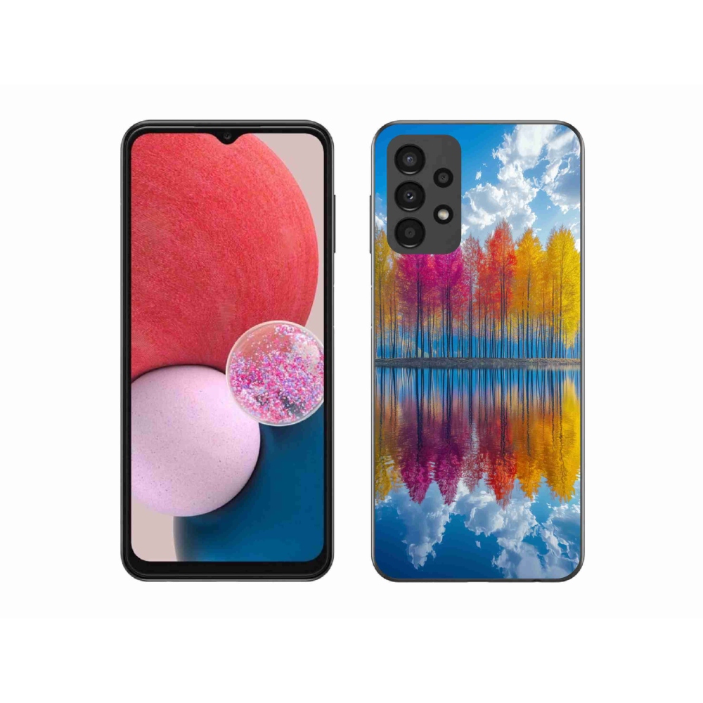 Gélový kryt mmCase na Samsung Galaxy A13 - farebné stromy