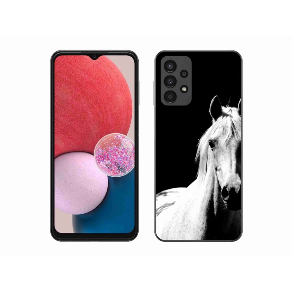 Gélový kryt mmCase na Samsung Galaxy A13 - biely kôň 5