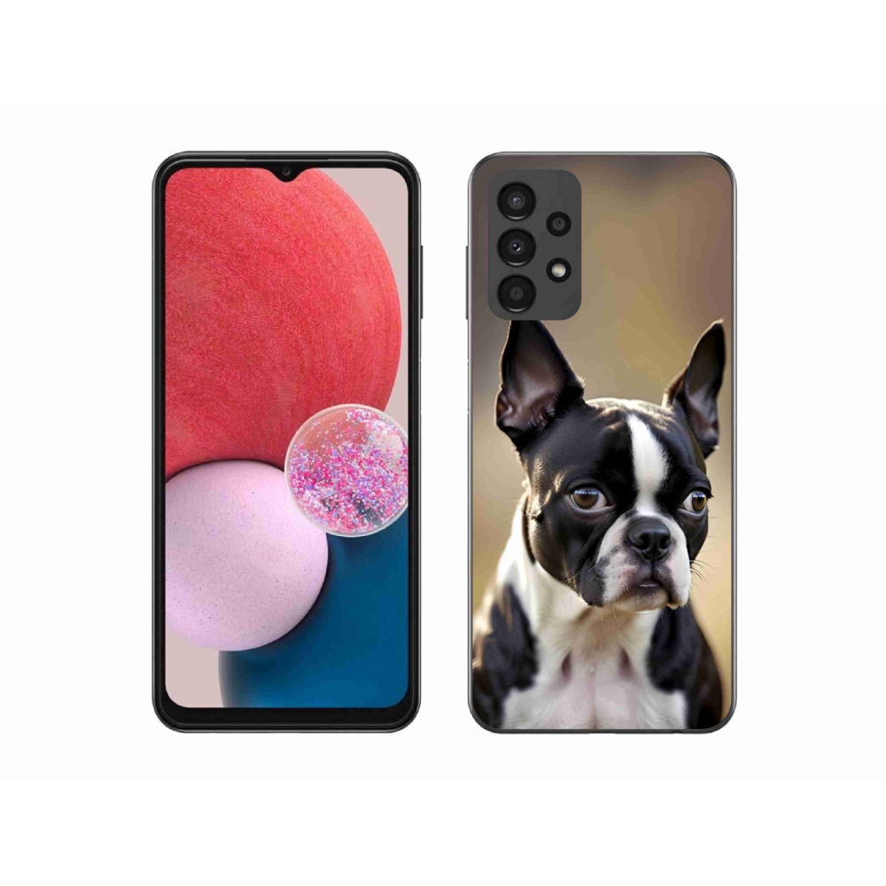 Gélový kryt mmCase na Samsung Galaxy A13 - bostonský teriér