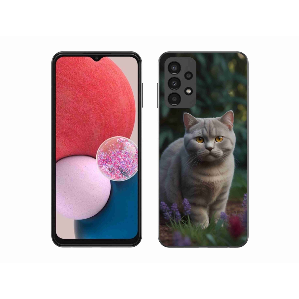 Gélový kryt mmCase na Samsung Galaxy A13 - britská mačka