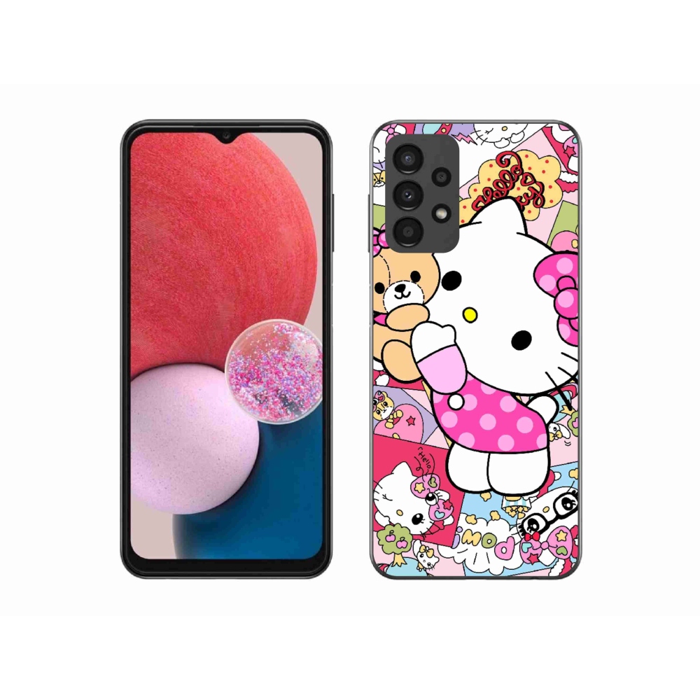 Gélový kryt mmCase na Samsung Galaxy A13 - cute kitty