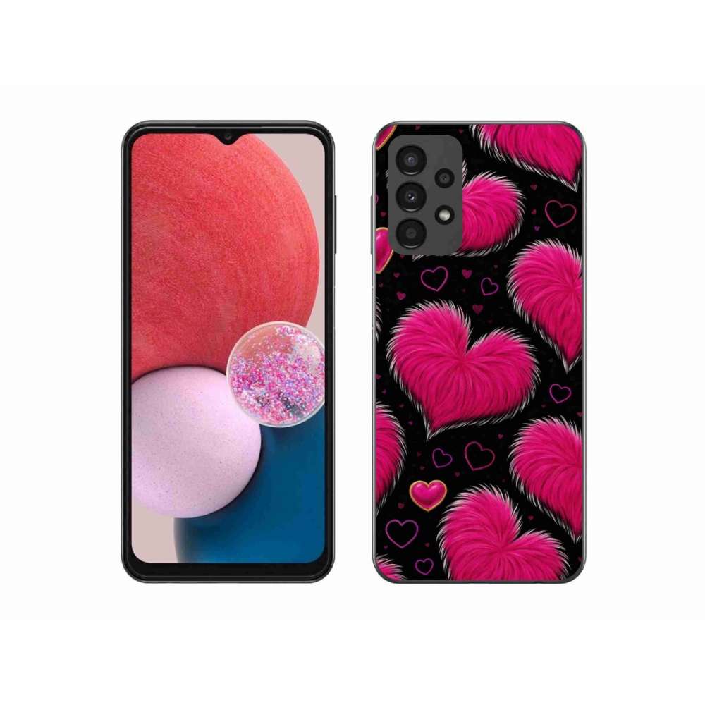Gélový kryt mmCase na Samsung Galaxy A13 - hebké srdce
