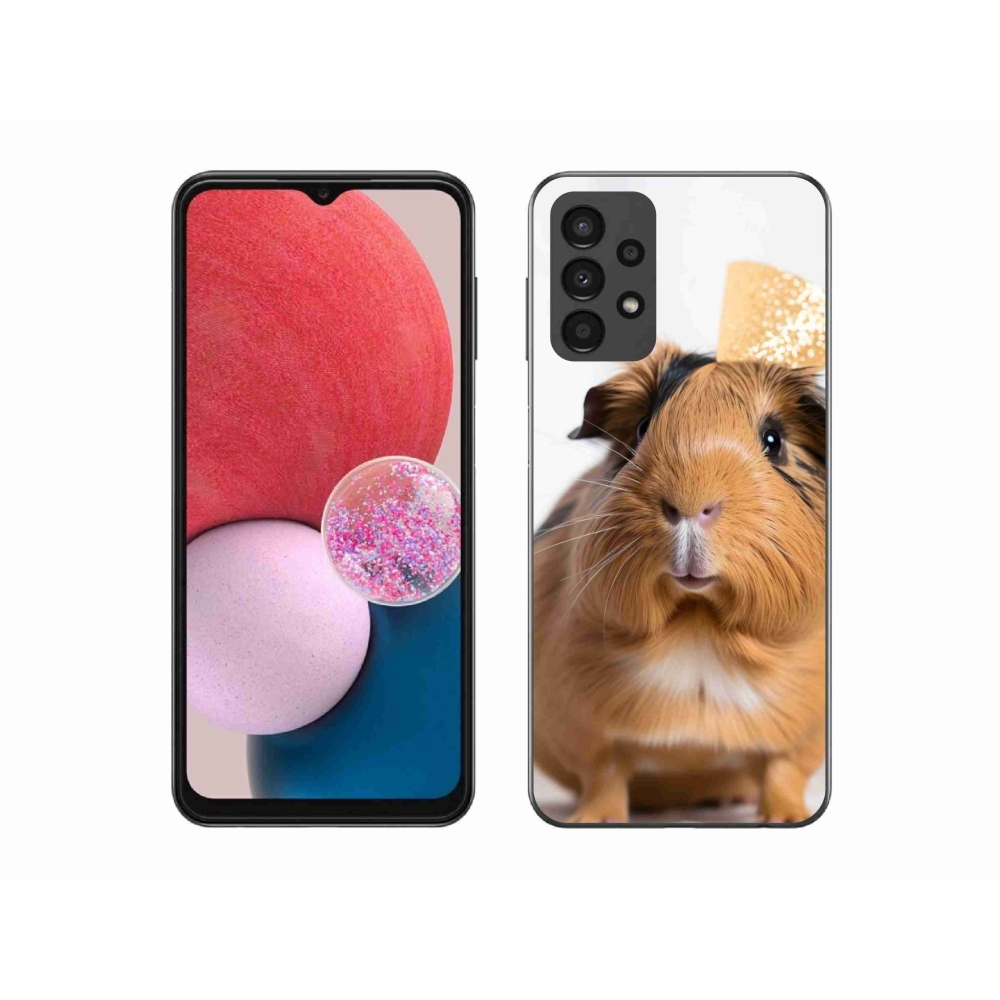 Gélový kryt mmCase na Samsung Galaxy A13 - hnedé morča