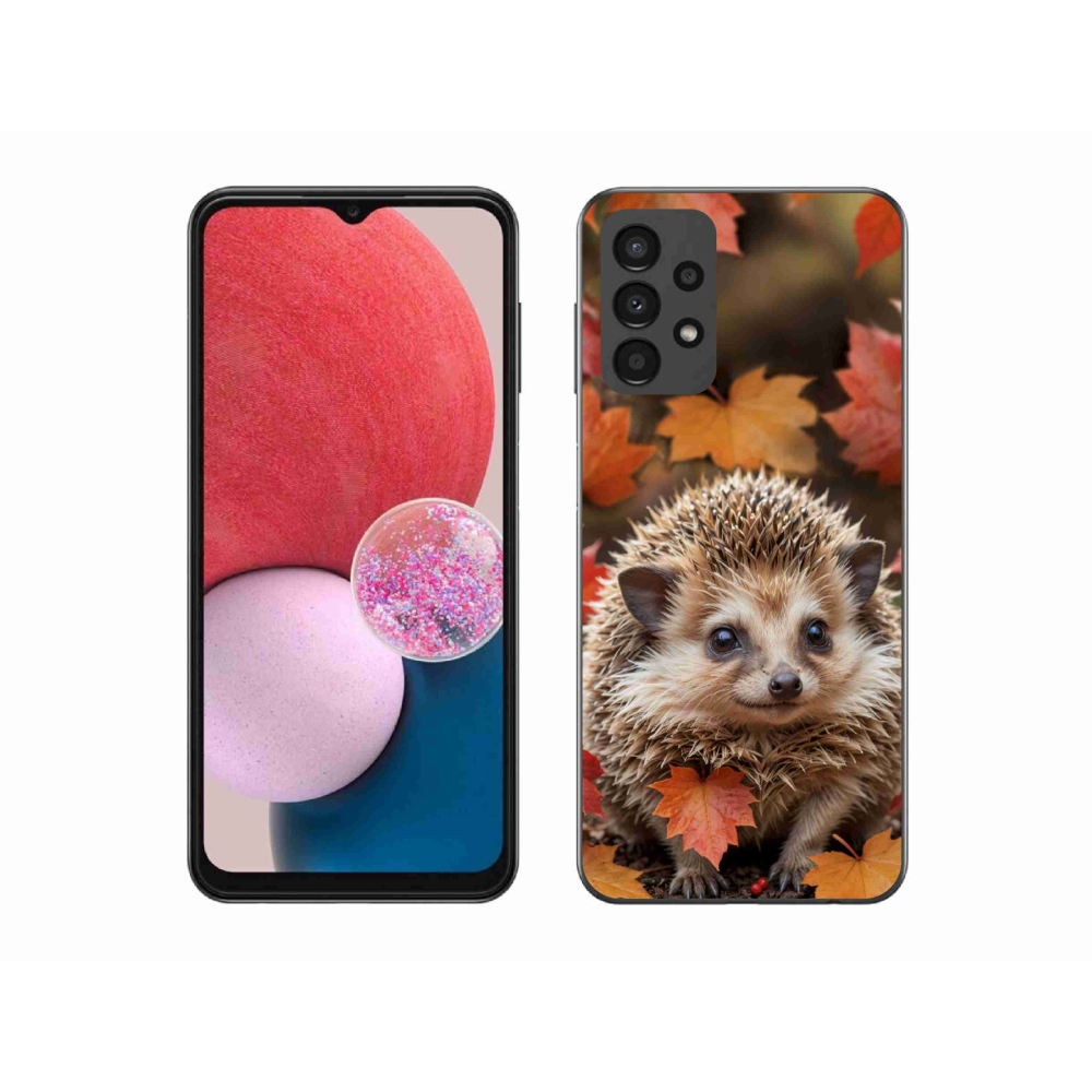 Gélový kryt mmCase na Samsung Galaxy A13 - ježko v lístia