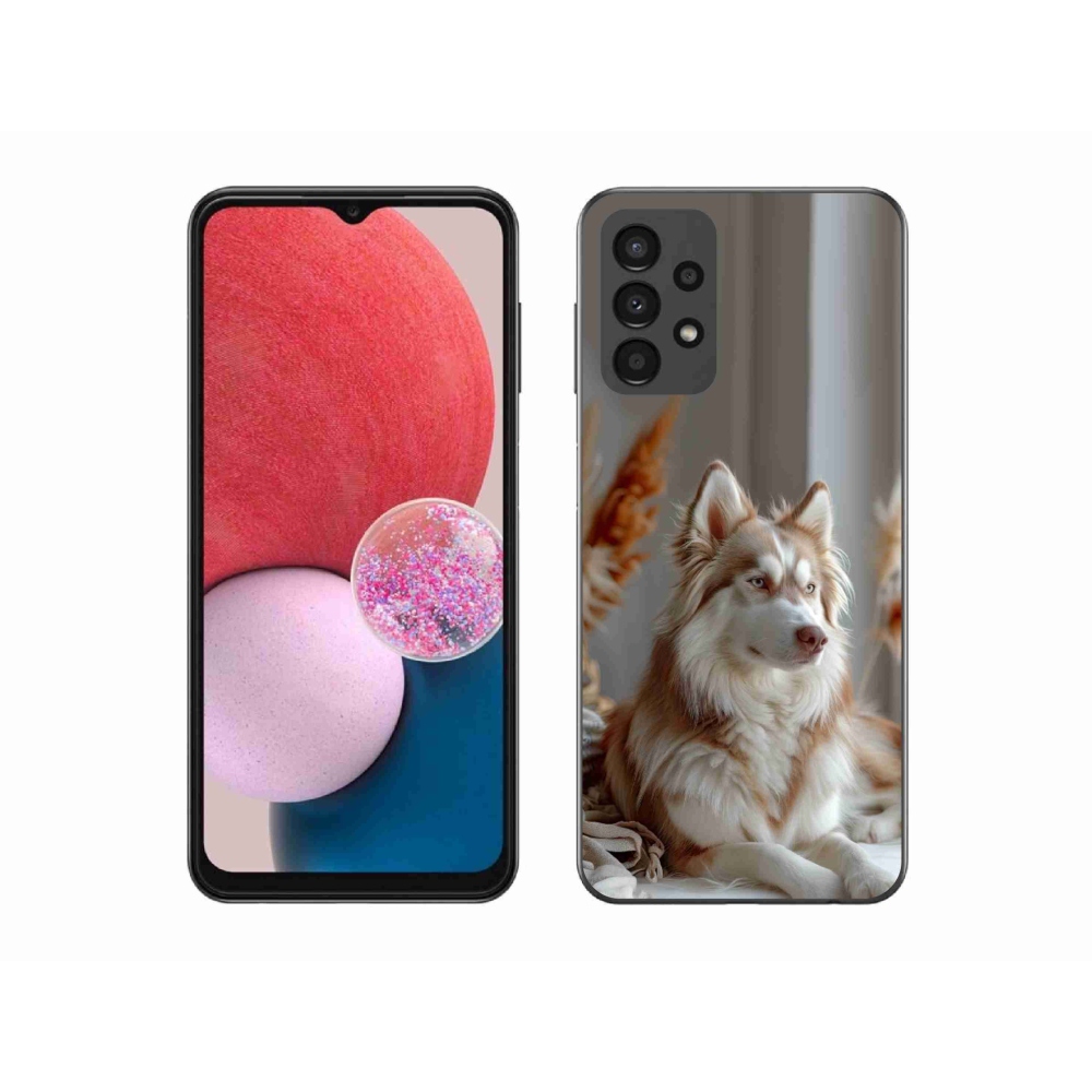 Gélový kryt mmCase na Samsung Galaxy A13 - pokojný sibírsky husky