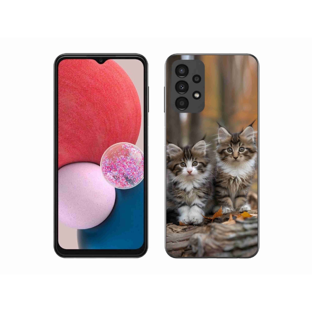 Gélový kryt mmCase na Samsung Galaxy A13 - mačacie duo 3