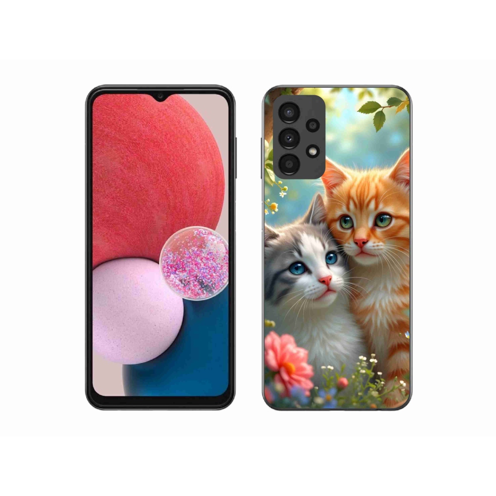 Gélový kryt mmCase na Samsung Galaxy A13 - mačacia láska 2