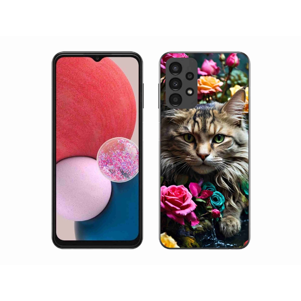 Gélový kryt mmCase na Samsung Galaxy A13 - mačacie pohľad 2