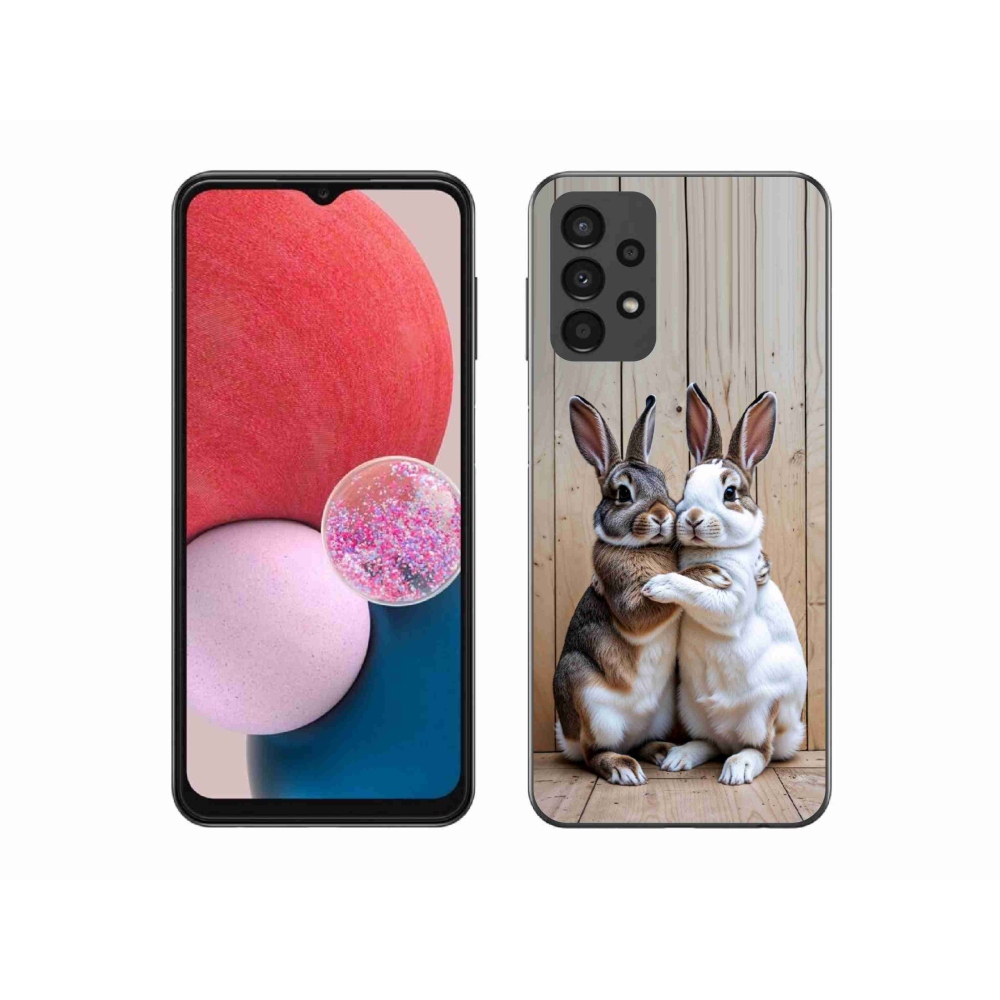 Gélový kryt mmCase na Samsung Galaxy A13 - králičie pár