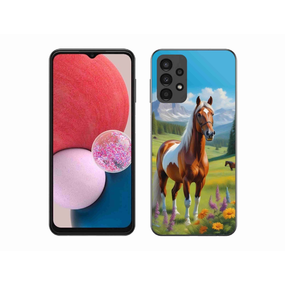 Gélový kryt mmCase na Samsung Galaxy A13 - kôň na lúke