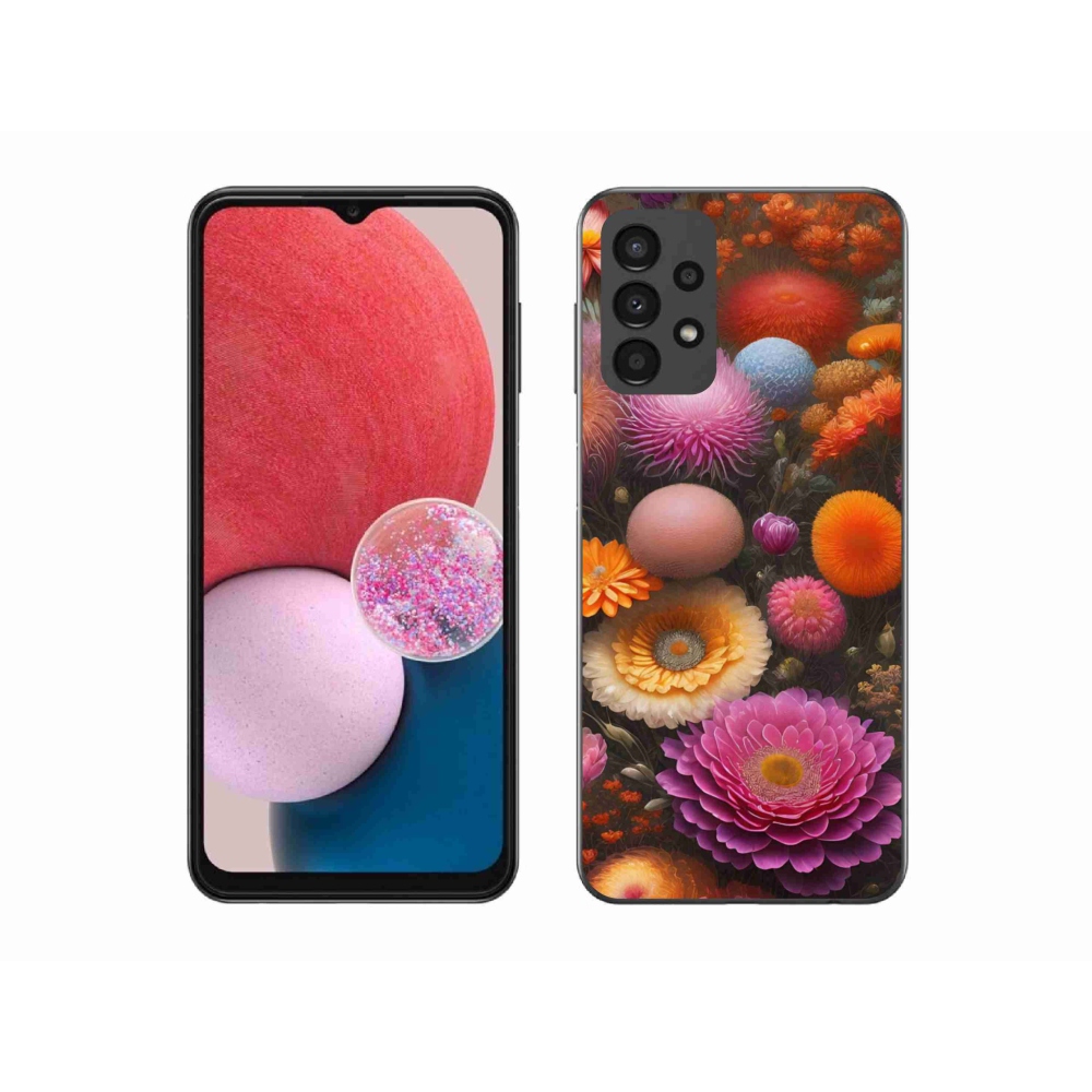 Gélový kryt mmCase na Samsung Galaxy A13 - kvetinová kompozícia