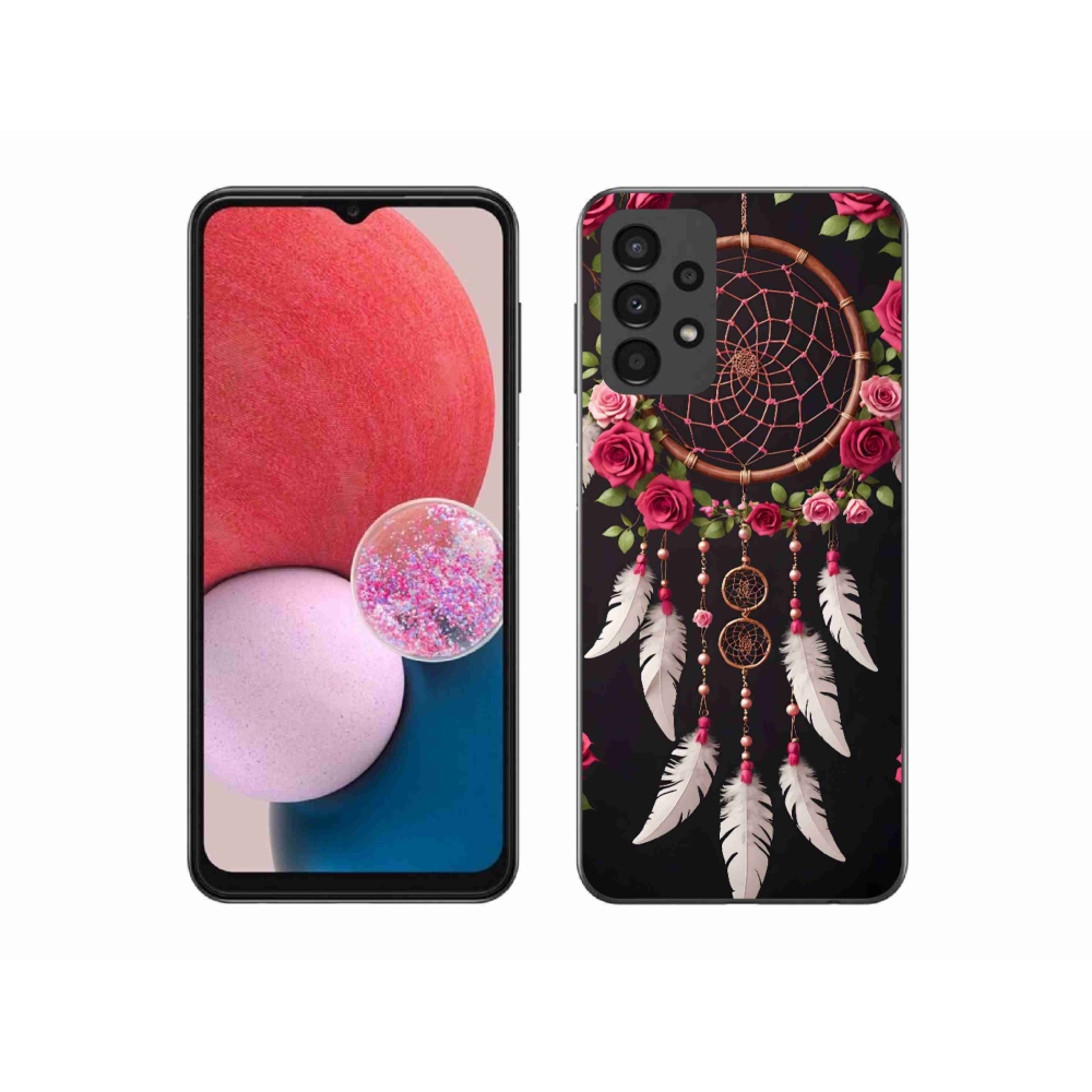 Gélový kryt mmCase na Samsung Galaxy A13 - lapač snov s ružami