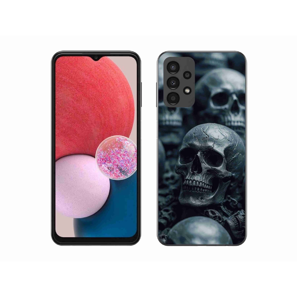 Gélový kryt mmCase na Samsung Galaxy A13 - lebka 2