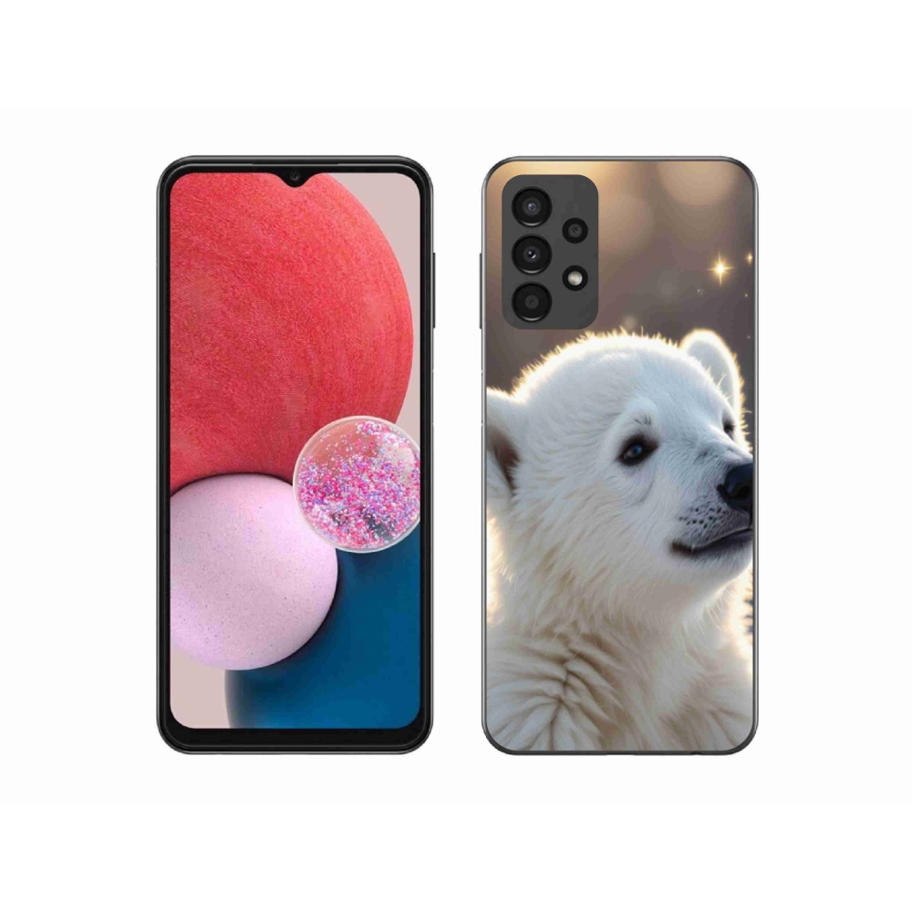 Gélový kryt mmCase na Samsung Galaxy A13 - ľadový medveď