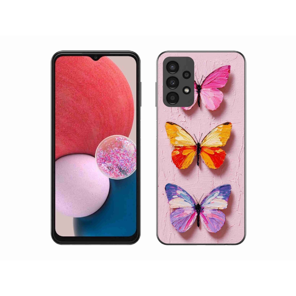 Gélový kryt mmCase na Samsung Galaxy A13 - motýlia trojica