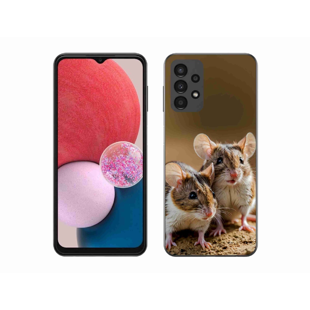 Gélový kryt mmCase na Samsung Galaxy A13 - myší duo