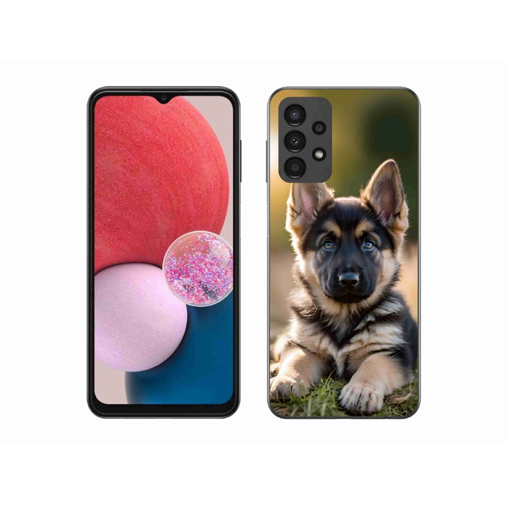 Gélový kryt mmCase na Samsung Galaxy A13 - nemecký ovčiak v prírode