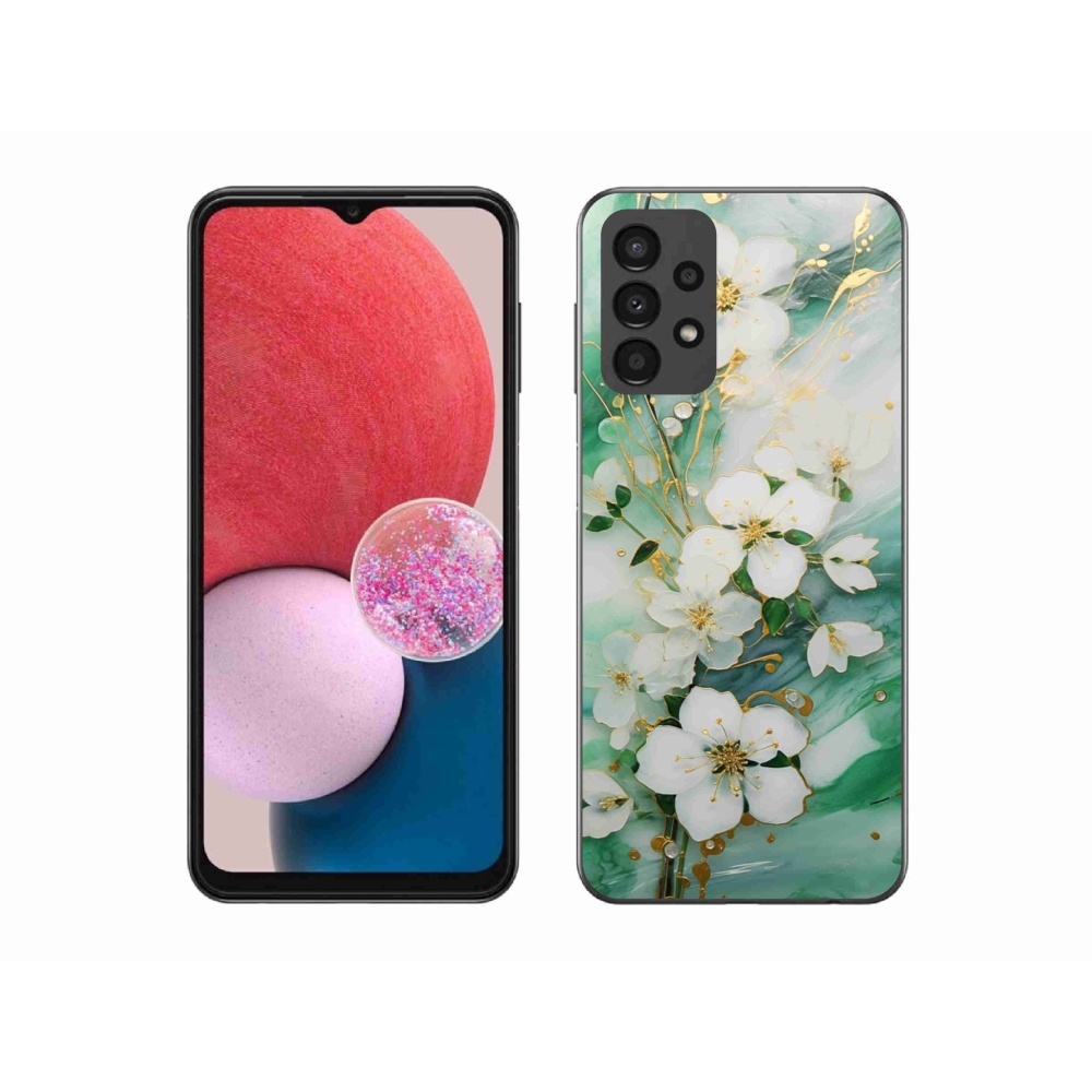 Gélový kryt mmCase na Samsung Galaxy A13 - nežné kvety