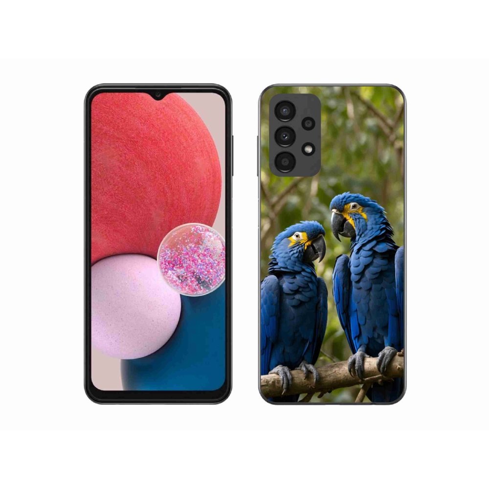 Gélový kryt mmCase na Samsung Galaxy A13 - papagájové duo