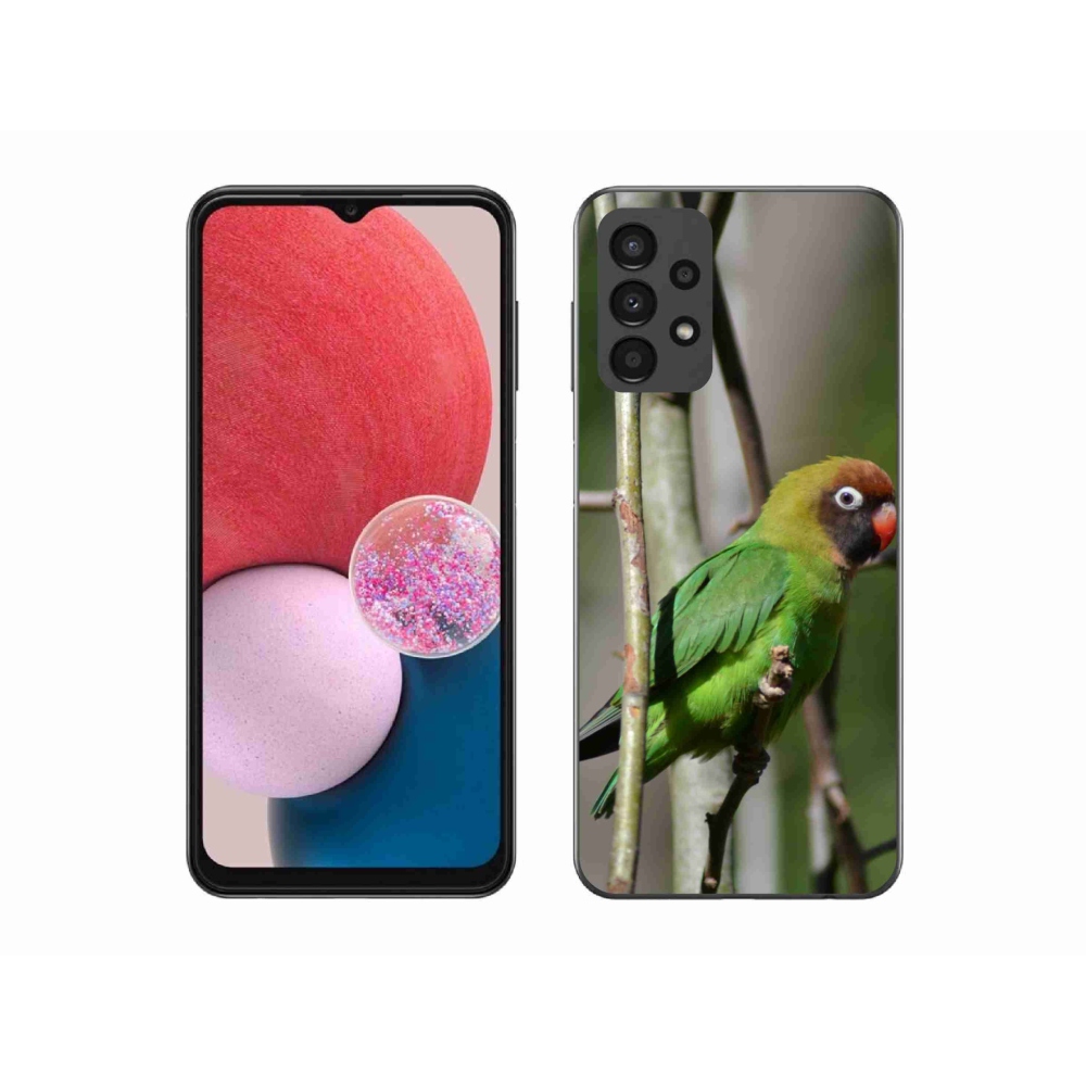 Gélový kryt mmCase na Samsung Galaxy A13 - papagáj agapornis