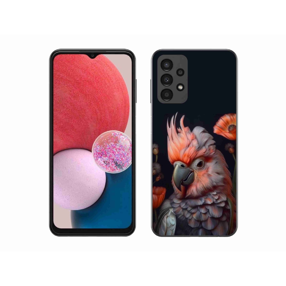Gélový kryt mmCase na Samsung Galaxy A13 - papagáj kakadu vo farbách