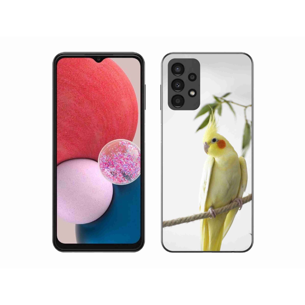 Gélový kryt mmCase na Samsung Galaxy A13 - papagáj korela chocholatá