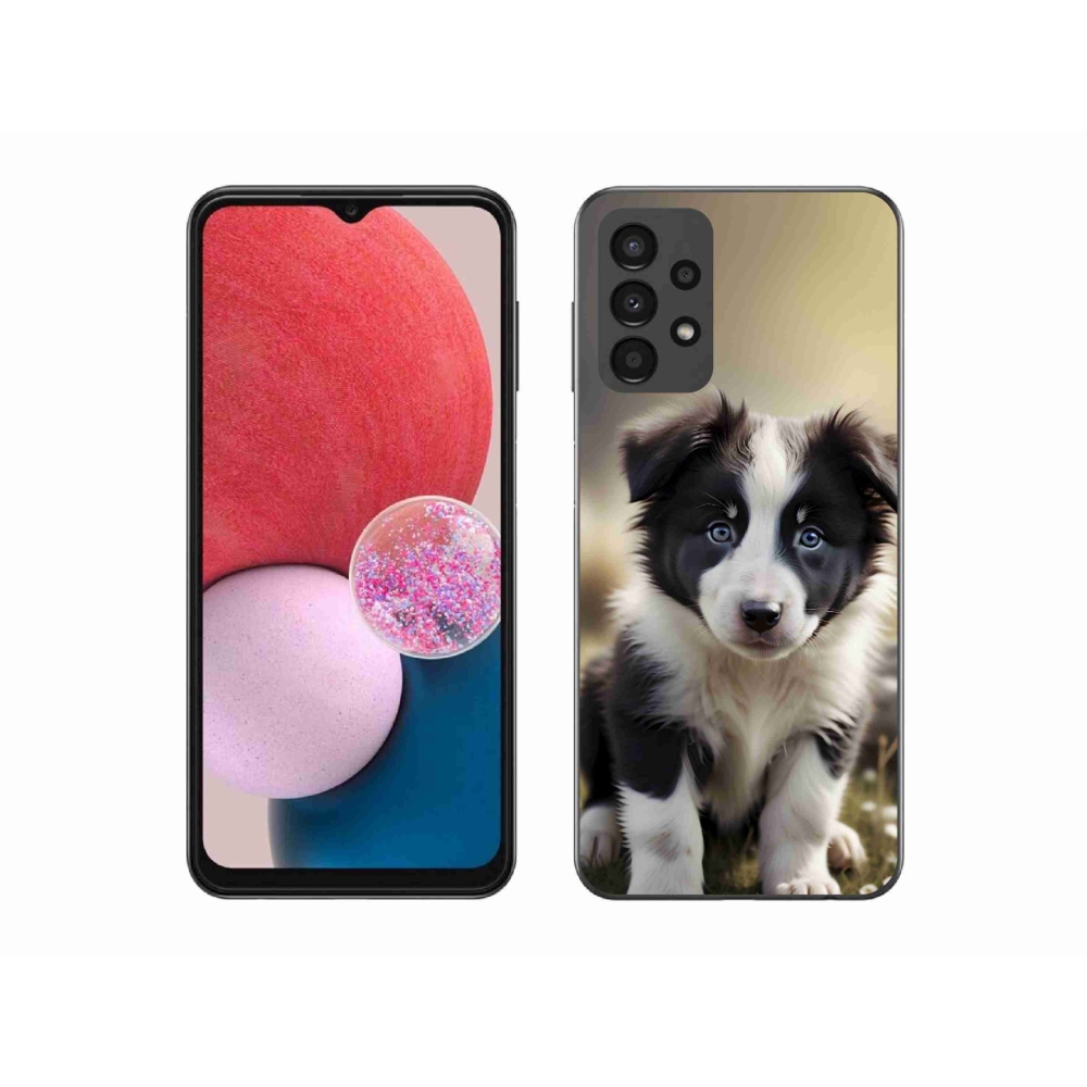 Gélový kryt mmCase na Samsung Galaxy A13 - roztomilá border kólia
