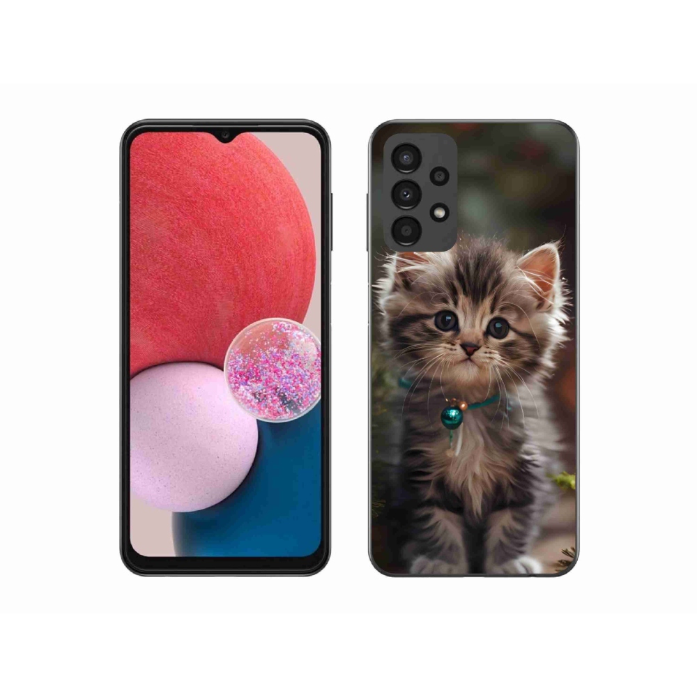 Gélový kryt mmCase na Samsung Galaxy A13 - roztomilé mačiatko 11