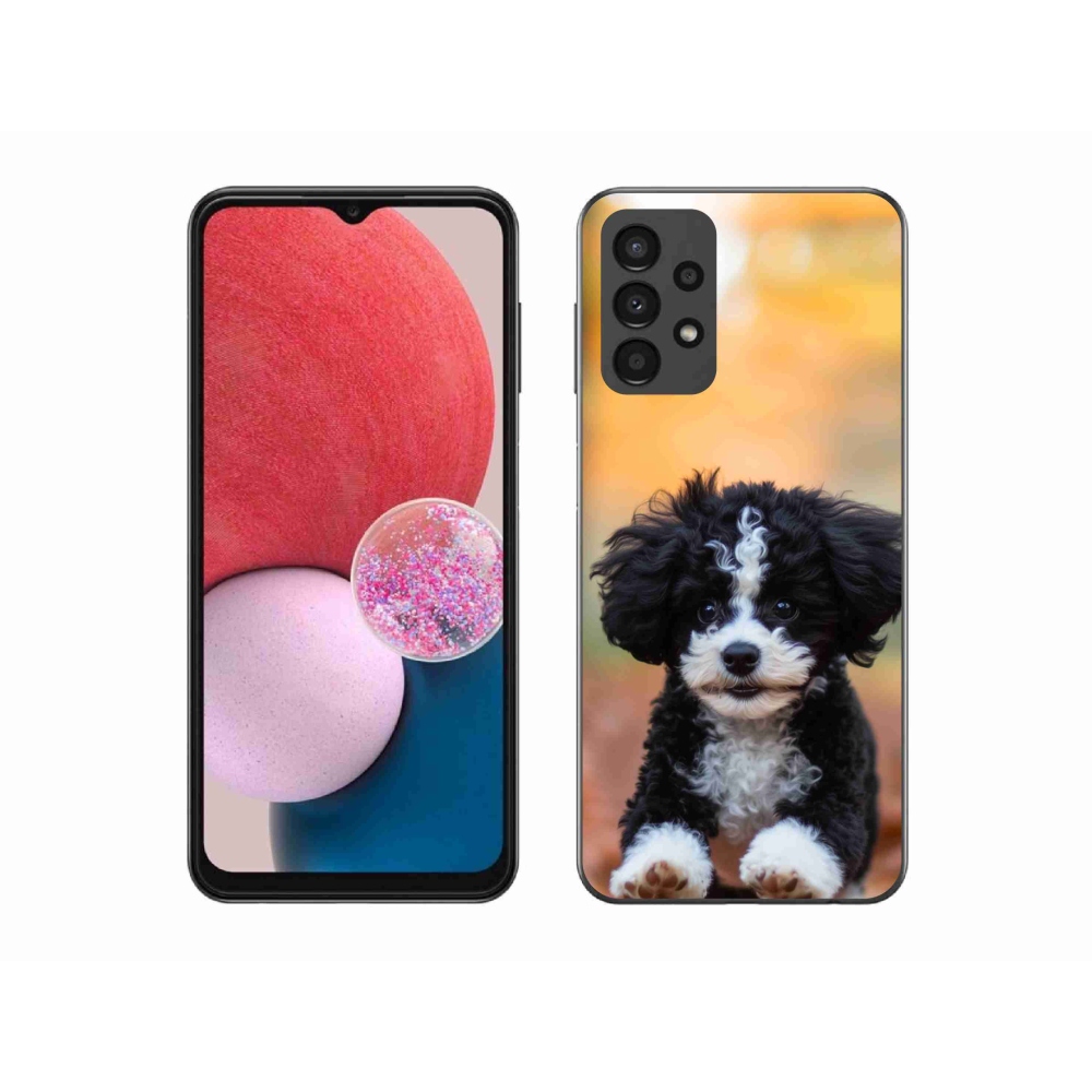 Gélový kryt mmCase na Samsung Galaxy A13 - roztomilé šteňa 2