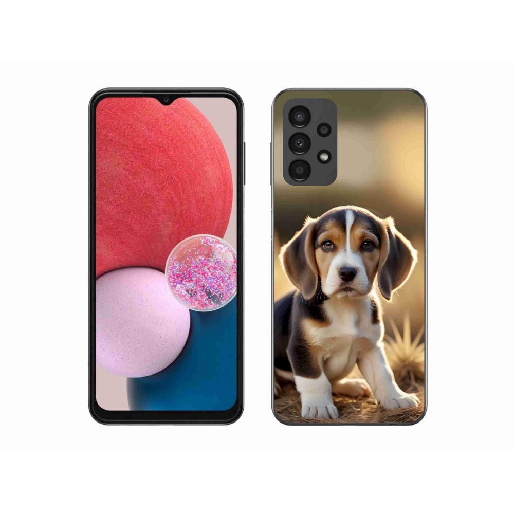 Gélový kryt mmCase na Samsung Galaxy A13 - roztomilý bígl