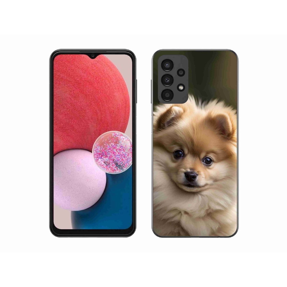 Gélový kryt mmCase na Samsung Galaxy A13 - roztomilý pomeranian 2