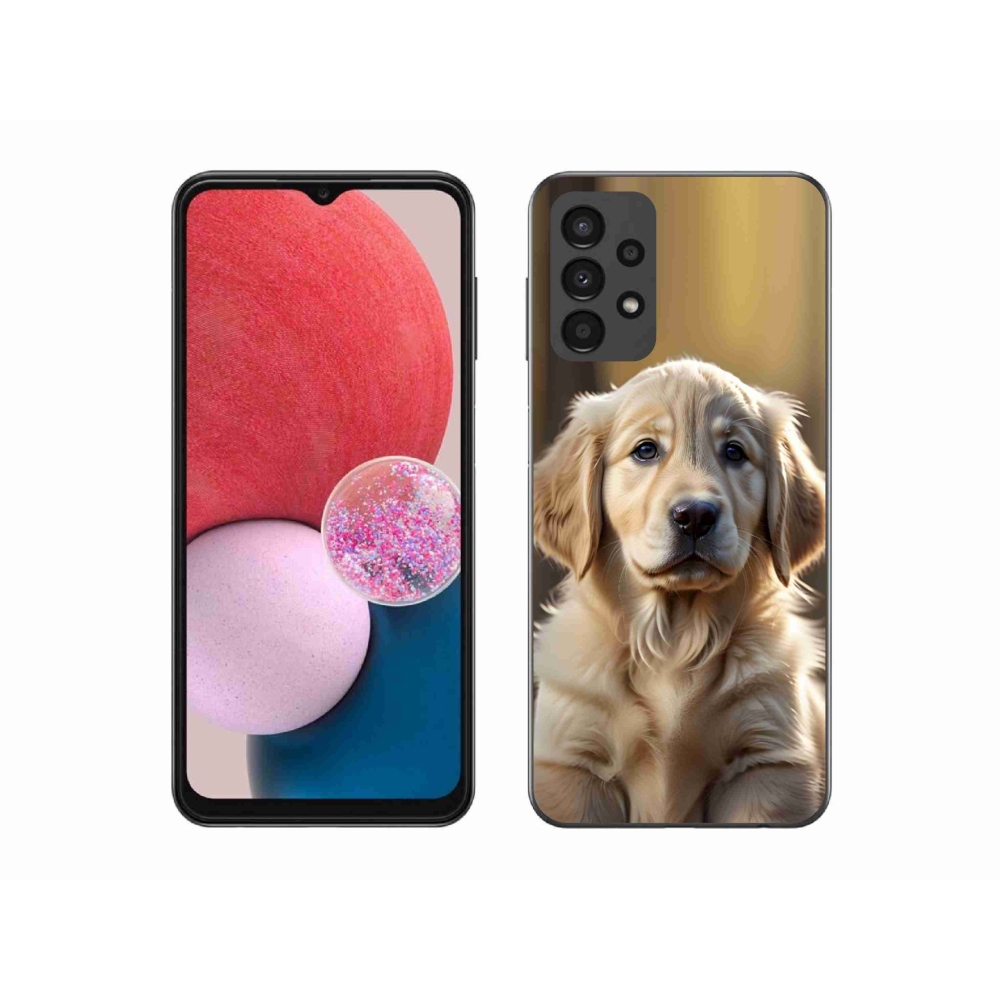 Gélový kryt mmCase na Samsung Galaxy A13 - roztomilý zlatý retriever