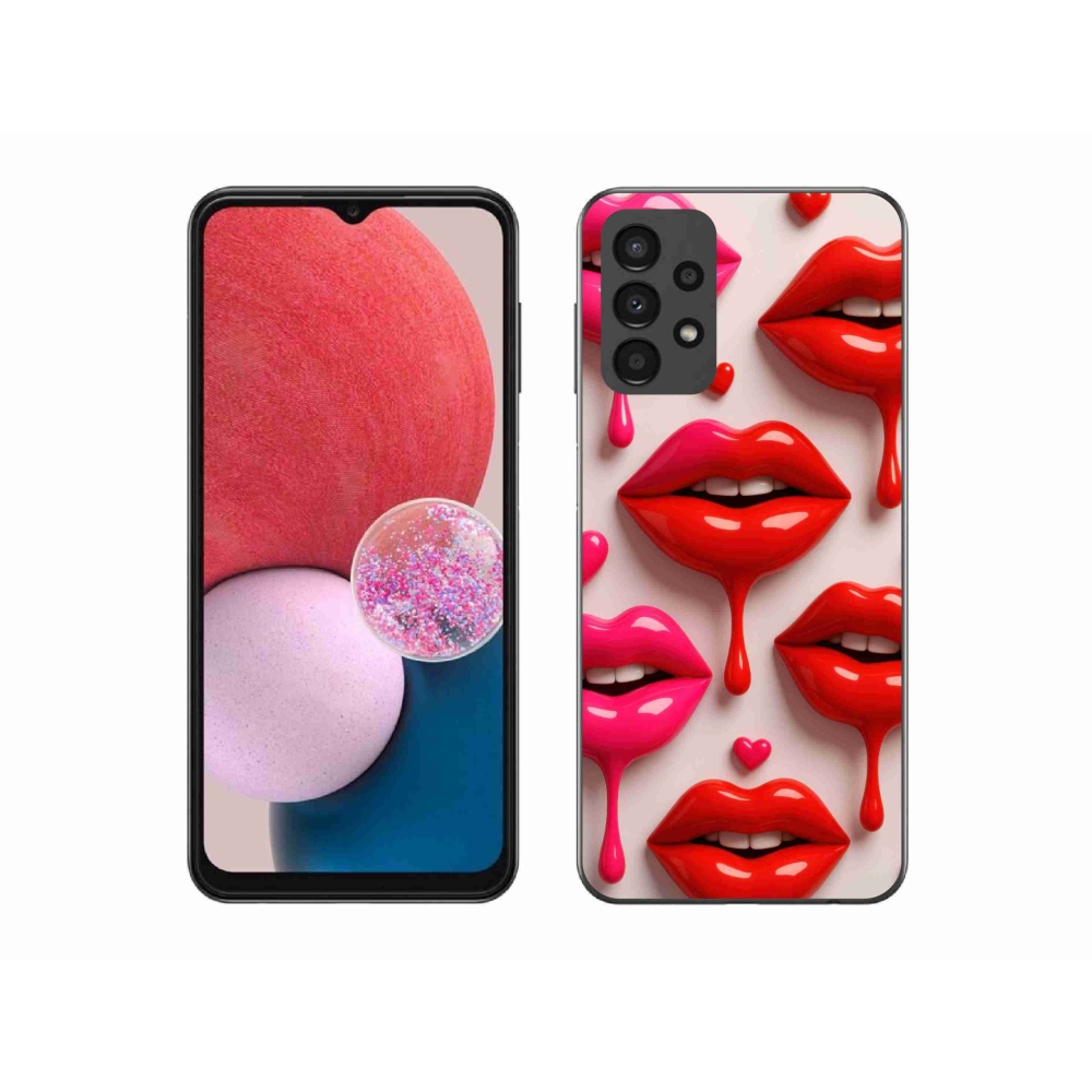 Gélový kryt mmCase na Samsung Galaxy A13 - pery 2