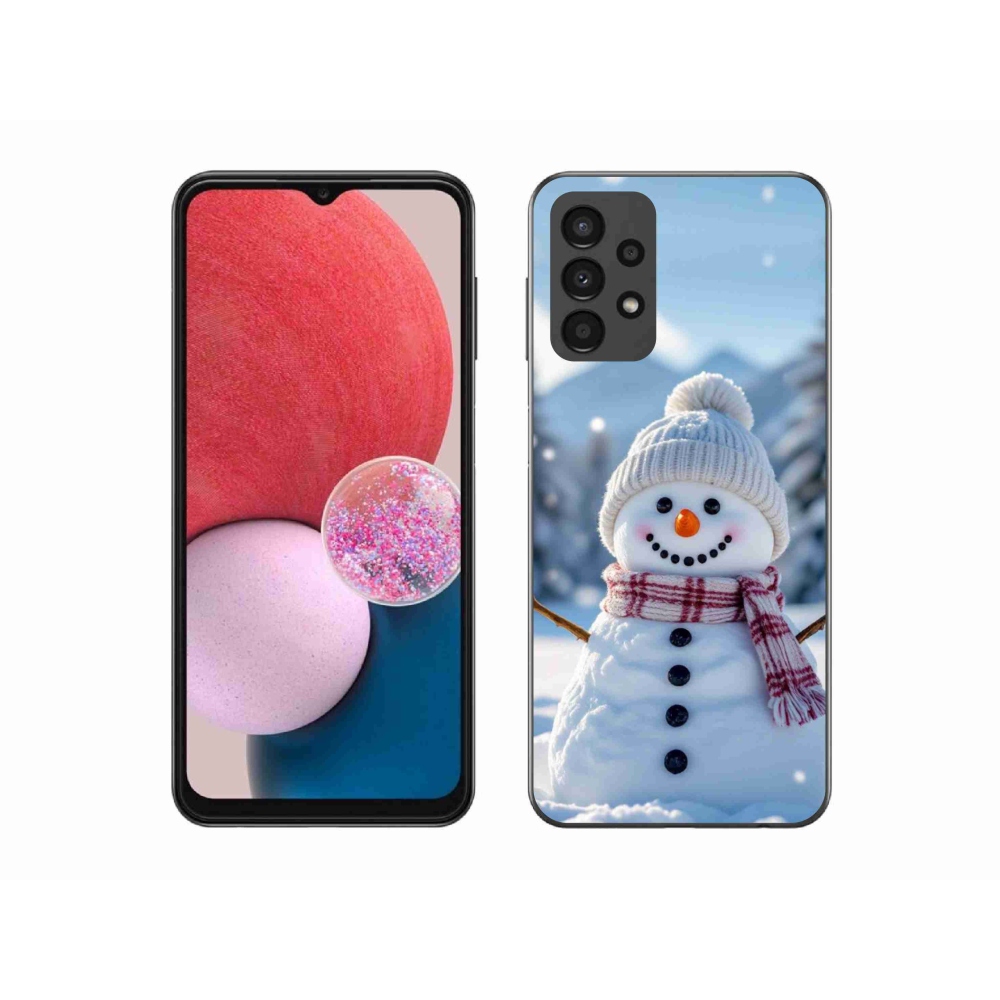 Gélový kryt mmCase na Samsung Galaxy A13 - snehuliak 3
