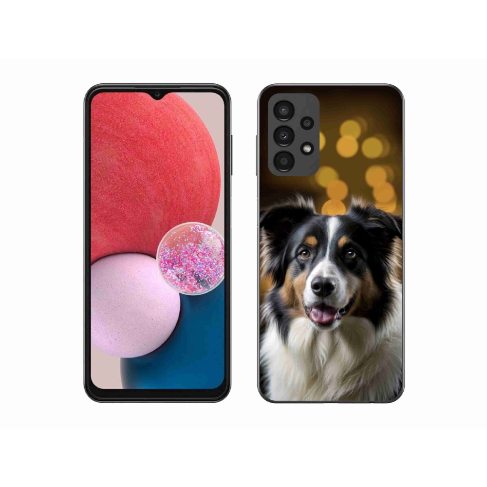 Gélový kryt mmCase na Samsung Galaxy A13 - usmievavý austrálsky ovčiak