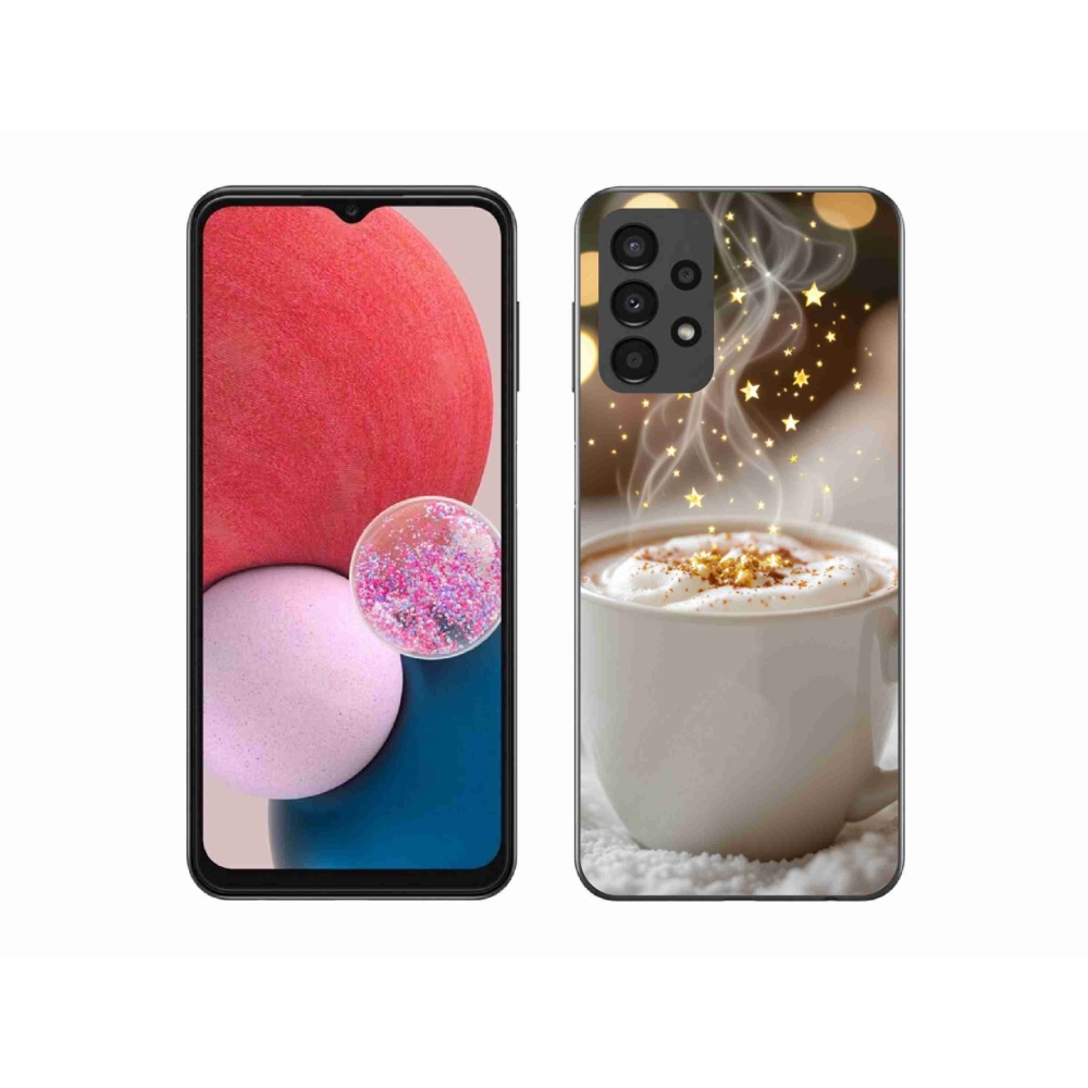 Gélový kryt mmCase na Samsung Galaxy A13 - vianočný horúci nápoj