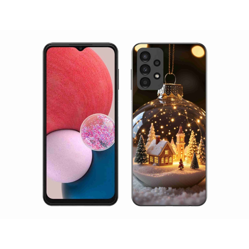 Gélový kryt mmCase na Samsung Galaxy A13 - vianočné gule 3