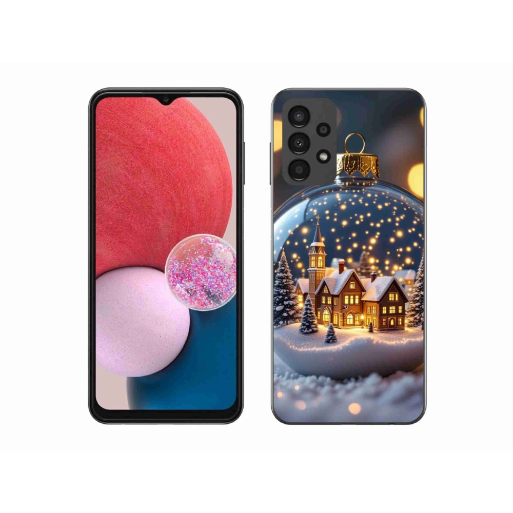 Gélový kryt mmCase na Samsung Galaxy A13 - vianočné gule 4