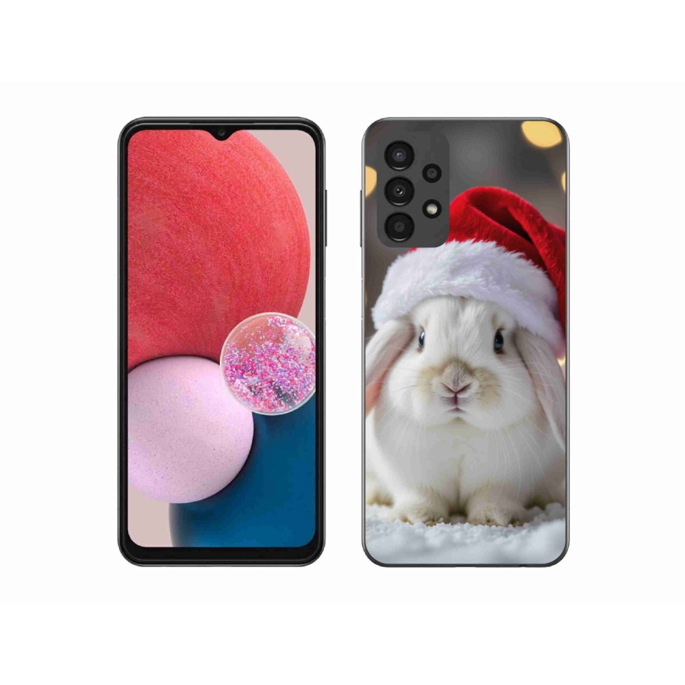 Gélový kryt mmCase na Samsung Galaxy A13 - vianočný králik