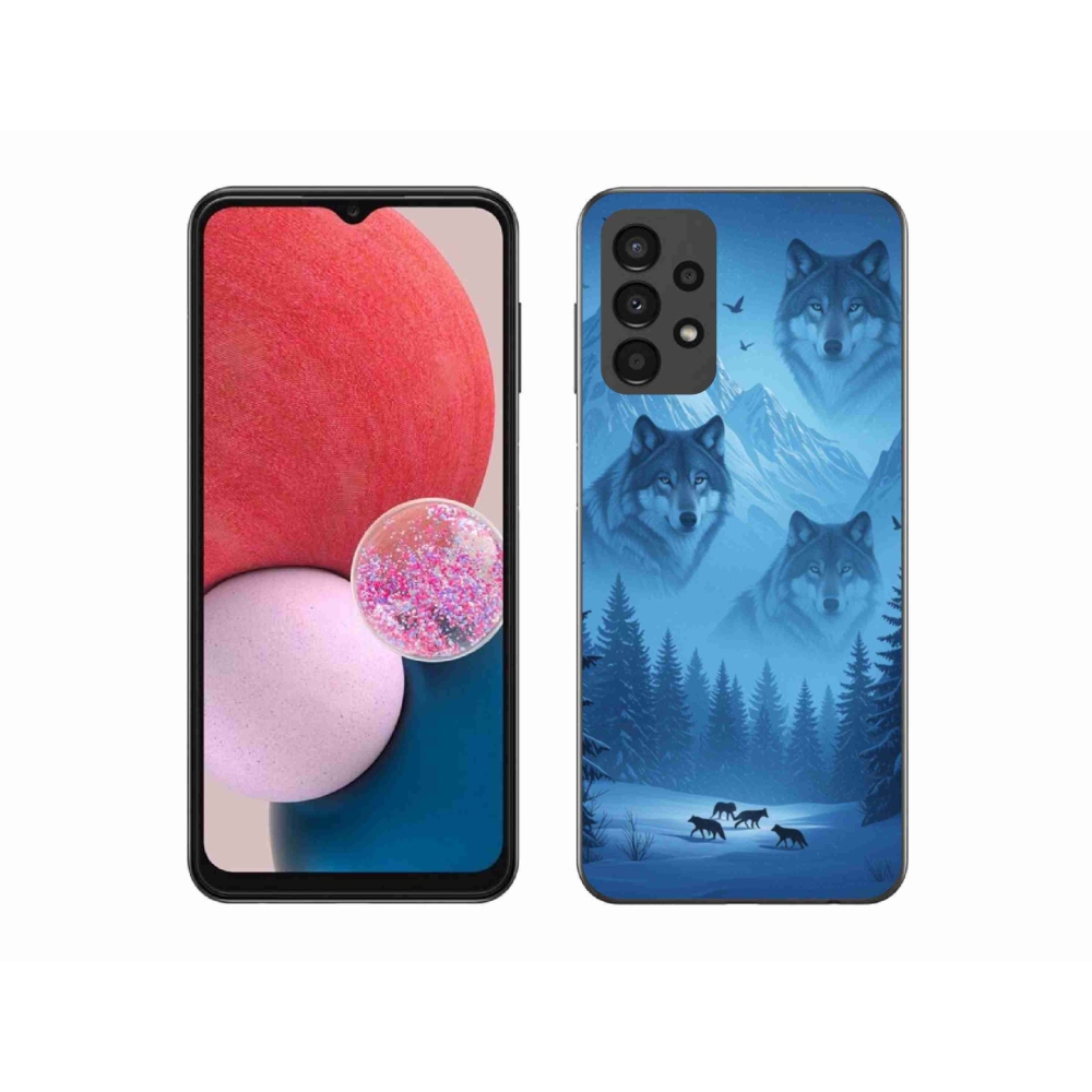 Gélový kryt mmCase na Samsung Galaxy A13 - vlčia svorka