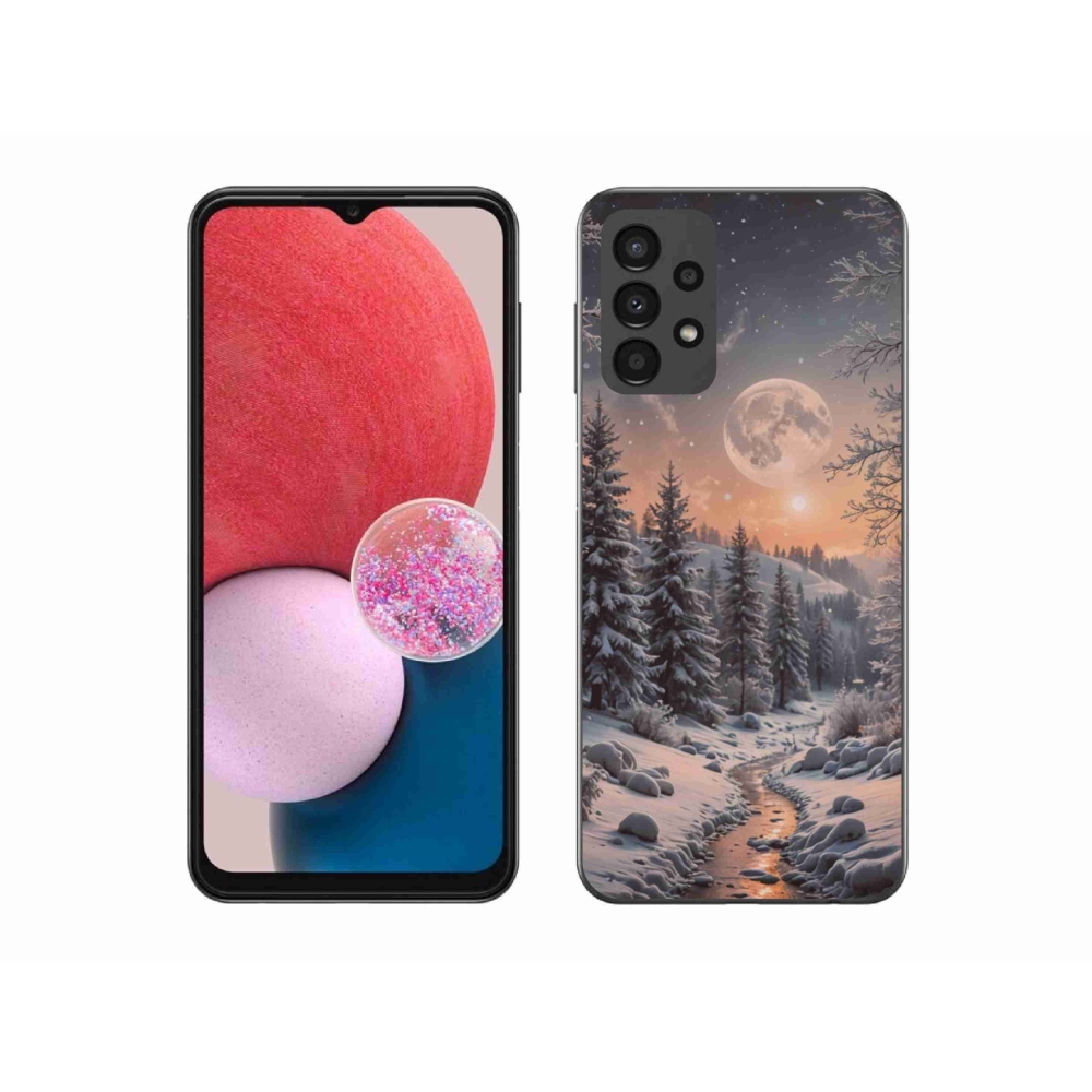 Gélový kryt mmCase na Samsung Galaxy A13 - zimná krajina 2