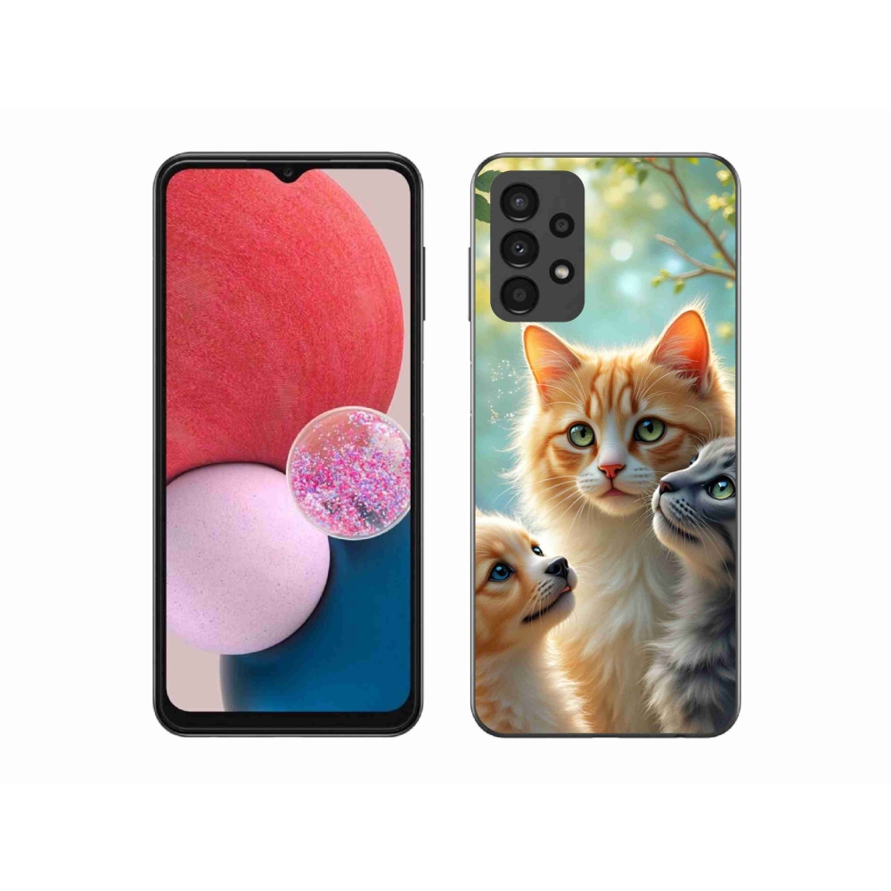 Gélový kryt mmCase na Samsung Galaxy A13 - zvieracie priateľstvo 2