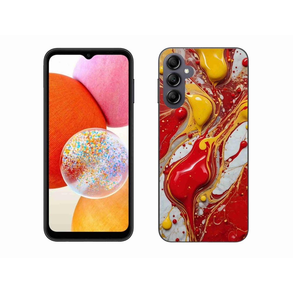 Gélový kryt mmCase na Samsung Galaxy A14 4G/5G - abstraktný motív 42