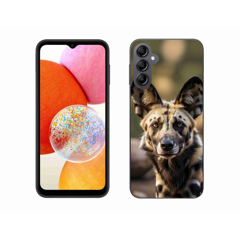 Gélový kryt mmCase Samsung Galaxy A14 4G/5G - africký divoký pes