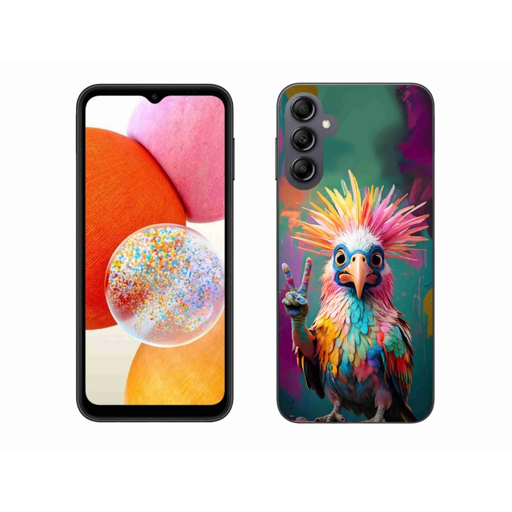 Gélový kryt mmCase na Samsung Galaxy A14 4G/5G - farebný rebel
