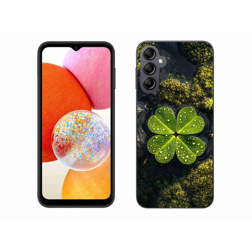 Gélový kryt mmCase na Samsung Galaxy A14 4G/5G - štvorlístok