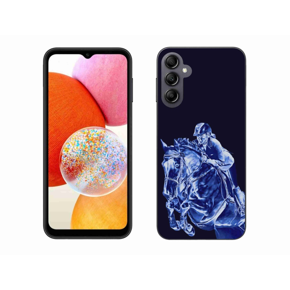 Gélový kryt mmCase na Samsung Galaxy A14 4G/5G - dostihový kôň